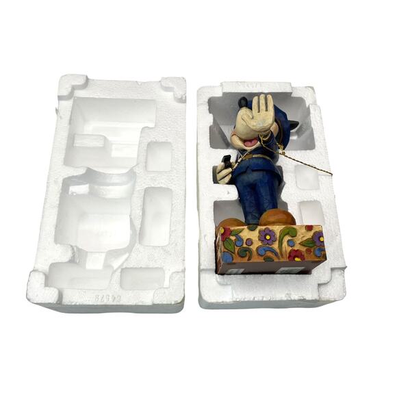DISNEY Traditions Mickey Mouse Jim Shore Protect and Serve Police Figurine w/Box - Picture 14 of 15